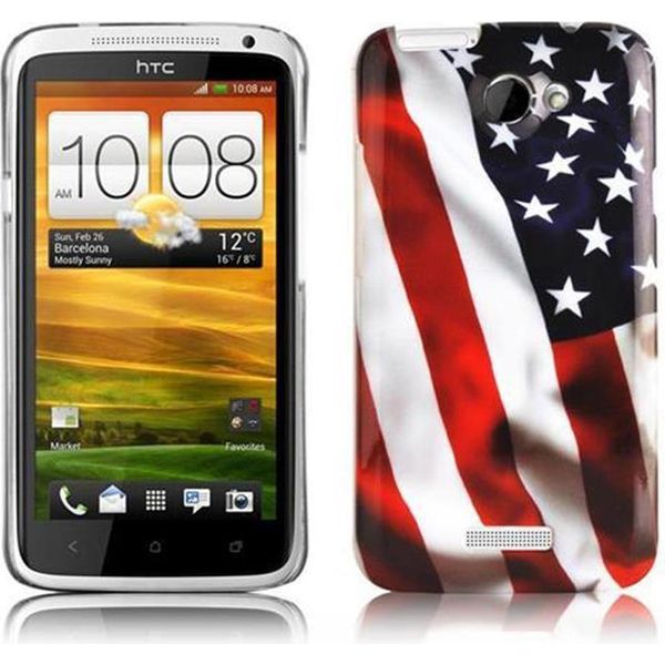 Cadorabo Custodia Per Htc One X / X+ Custodia Protettiva In Rosso Custodia Rigida Custodia Protettiva Per Telefono Cellulare Custodia Cover-image