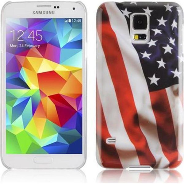 Cadorabo Custodia Per Samsung Galaxy S5 / S5 Neo Custodia Protettiva In Rosso Custodia Rigida Custodia Protettiva Per Telefono Cellulare Custodia Cover-image