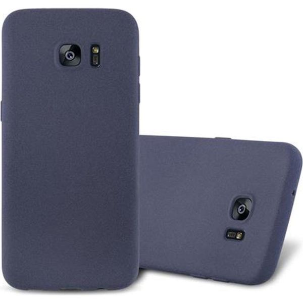 Cadorabo Custodia Protettiva Per Samsung Galaxy S7 Edge Custodia In Blu Telefono Cellulare Tpu Etui Cover Case-image