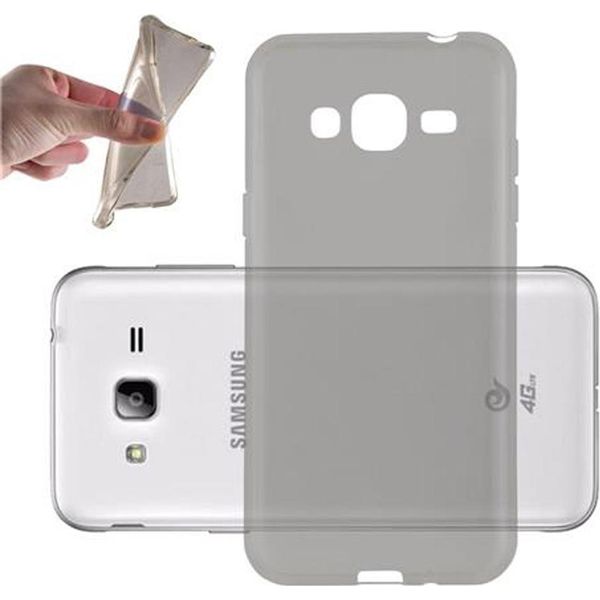 Cadorabo Cover Per Samsung Galaxy J3 2016 Cover Protettiva In Nero Custodia Protettiva In Silicone Tpu Cover Case-image