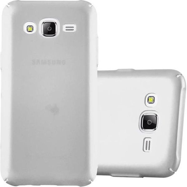 Cadorabo Cover Per Samsung Galaxy J5 2015 Cover Protettiva In Argento Custodia Rigida Cover Per Cellulare-image