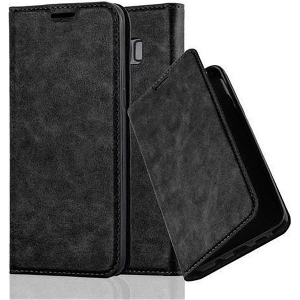 Cadorabo Custodia Per Samsung Galaxy S8 Plus Custodia Protettiva In Nero Custodia Per Cellulare Cover Chiusura Magnetica-image