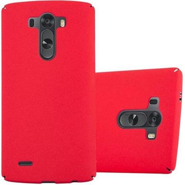 Cadorabo Custodia Protettiva Per Lg G3 In Rosso Custodia Rigida Per Telefono Cellulare Cover-image