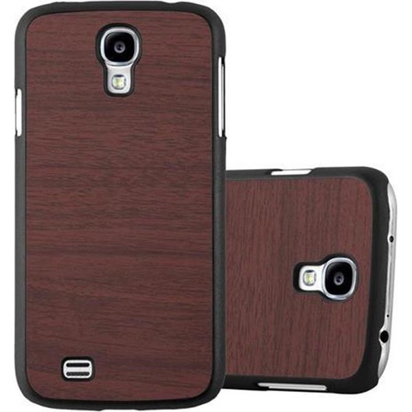 Cadorabo Cover Per Samsung Galaxy S4 Cover Protettiva In Marrone Custodia Rigida In Legno Look Cover Per Cellulare-image