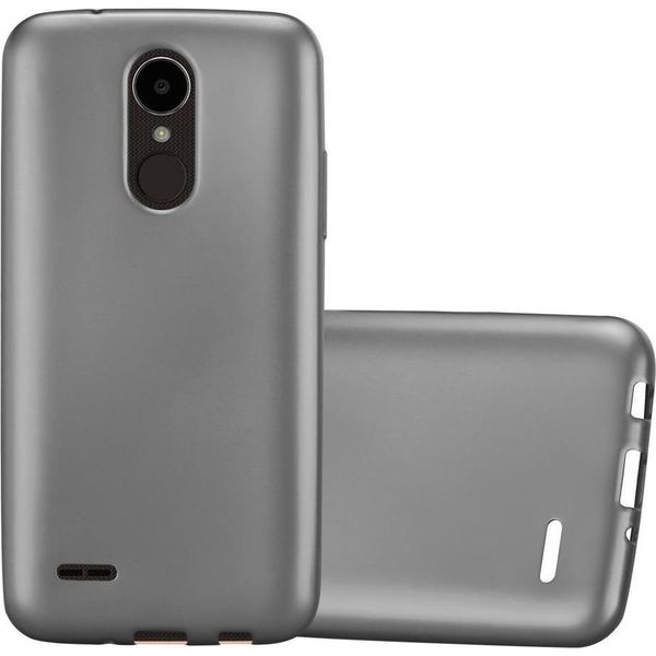 Cadorabo Custodia Protettiva Per Lg K4 2017 Cover In Grigio Custodia Per Telefono Cellulare Tpu Custodia In Silicone Cover Case-image