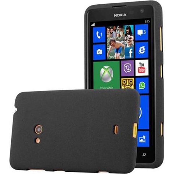 Cadorabo Custodia Protettiva Per Nokia Lumia 625 Cover In Nero Custodia Per Cellulare Tpu Etui Cover Case-image