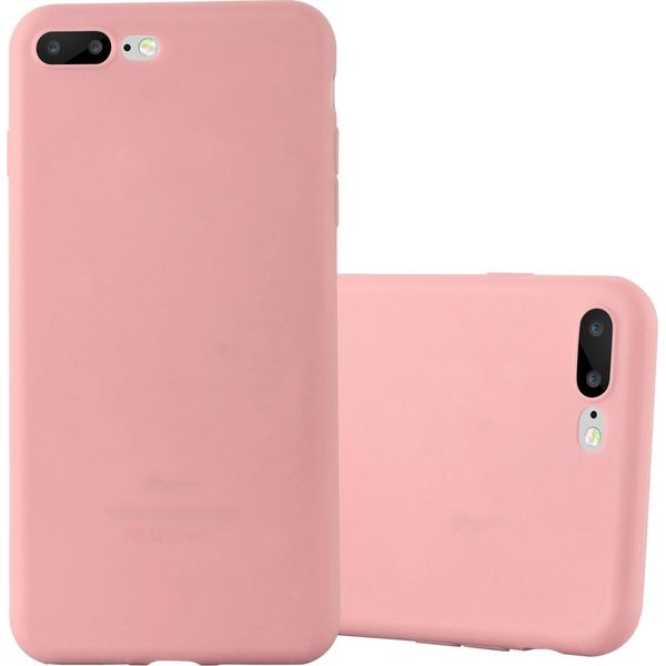 Custodia Cadorabo Per Apple Iphone 7 Plus / 7S Plus / 8 Plus Custodia Protettiva In Rosa Custodia Per Cellulare Tpu Custodia In Silicone Cover-image