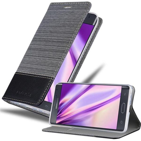 Cadorabo Custodia Per Samsung Galaxy Note Edge Custodia Protettiva In Grigio Custodia Per Telefono Cellulare Custodia A Libro Cover-image