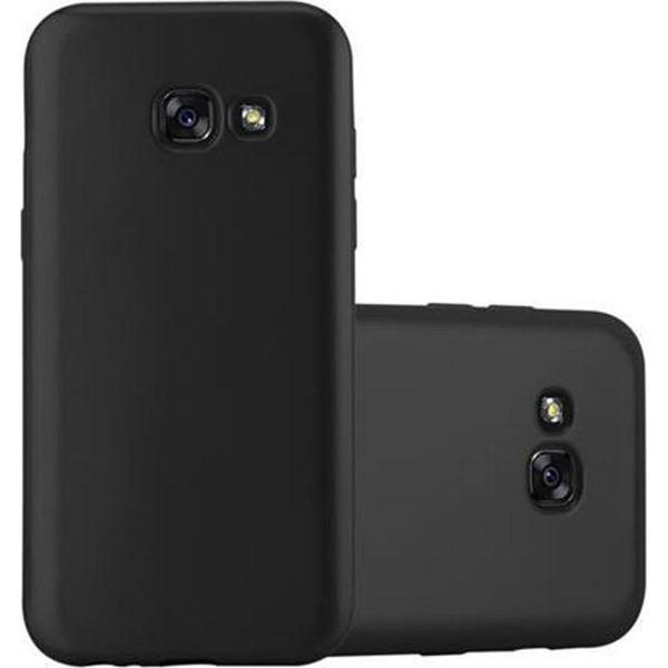 Cadorabo Cover Protettiva Per Samsung Galaxy A3 2017 Custodia In Nero Per Telefono Cellulare Custodia In Silicone Tpu Cover Case-image