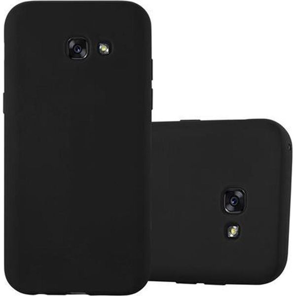 Cadorabo Custodia Per Samsung Galaxy A3 2017 Custodia Protettiva In Nero Custodia Per Telefono Cellulare Tpu Custodia In Silicone Cover-image
