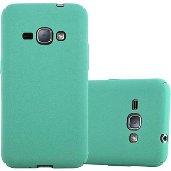 Cadorabo Custodia Protettiva Per Samsung Galaxy J1 2016 Custodia In Verde Custodia Rigida Cover Per Telefono Cellulare-image
