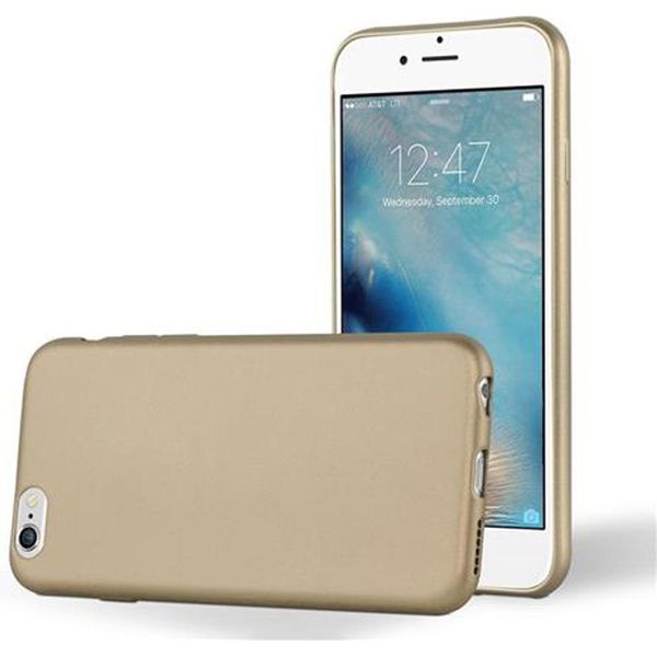 Cadorabo Custodia Protettiva Per Apple Iphone 6 / 6S In Oro Custodia Del Telefono Cellulare Custodia In Silicone Tpu Custodia Cover-image