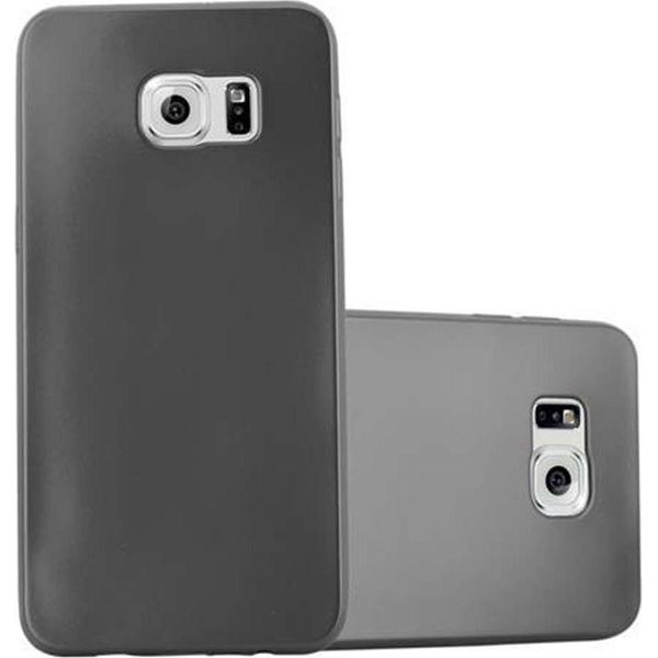 Cadorabo Custodia Protettiva Per Samsung Galaxy S6 Edge Plus In Grigio Custodia Del Telefono Cellulare Custodia In Silicone Tpu Cover Case-image