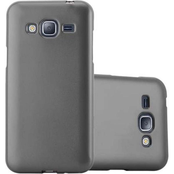 Cadorabo Cover Protettiva Per Samsung Galaxy J3 2016 Custodia In Grigio Per Telefono Cellulare Tpu Custodia In Silicone Cover Case-image