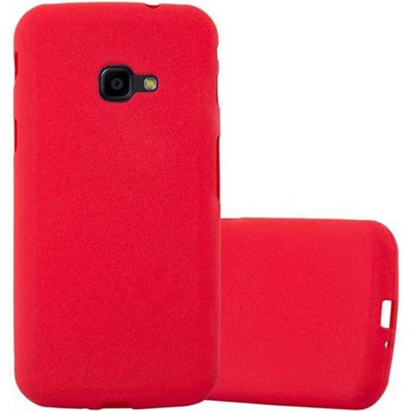 Cadorabo Custodia Protettiva Per Samsung Galaxy Xcover 4 / Xcover 4S Custodia In Rosso Telefono Cellulare Tpu Etui Cover Case-image
