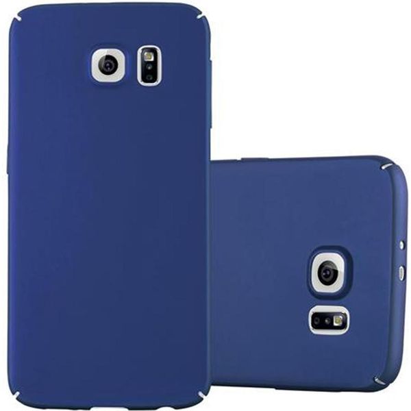 Cadorabo Cover Per Samsung Galaxy S6 Cover Protettiva In Blu Custodia Rigida Per Telefono Cellulare Cover Case-image