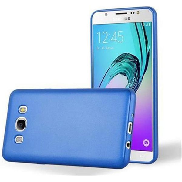Cadorabo Cover Protettiva Per Samsung Galaxy J7 2016 Custodia In Blu Custodia Del Telefono Cellulare Tpu Custodia In Silicone Custodia Cover-image