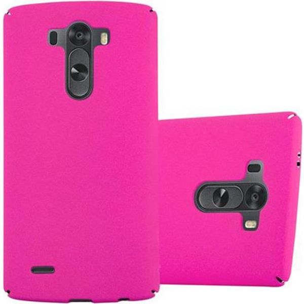 Cadorabo Custodia Protettiva Per Lg G3 In Rosa Custodia Rigida Per Telefono Cellulare Cover-image