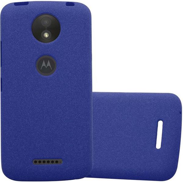 Cadorabo Custodia Protettiva Per Motorola Moto C Plus In Blu Custodia Per Cellulare Tpu Etui Cover Case-image