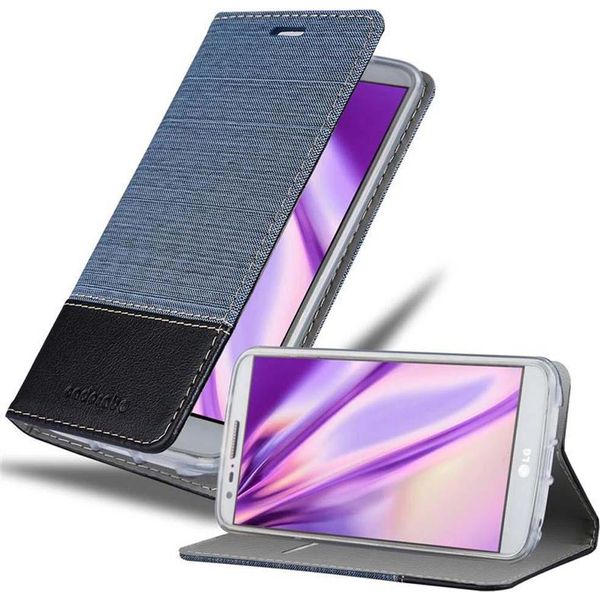 Cadorabo Custodia Per Lg G2 Mini Custodia Protettiva In Blu Custodia Per Cellulare Custodia A Libro Cover-image