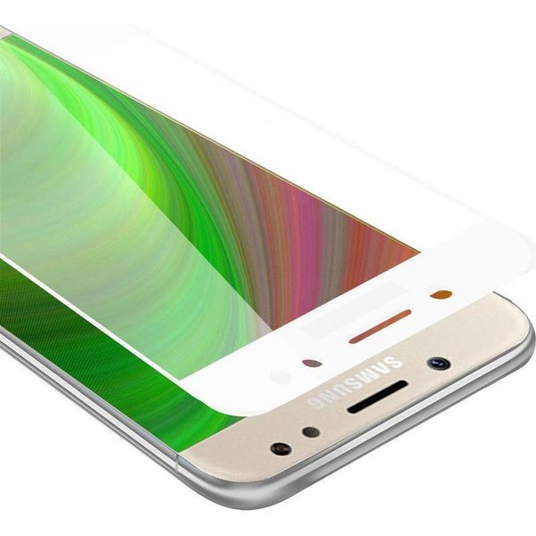 Cadorabo Pellicola Blindata Per Samsung Galaxy J5 2017 Pellicola Protettiva In Vetro Protettivo Per Display Temperato A Schermo Intero Bianco-image