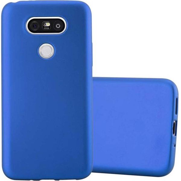 Cadorabo Cover Protettiva Per Lg G5 Custodia In Blu Telefono Cellulare Tpu Custodia In Silicone Custodia Cover-image