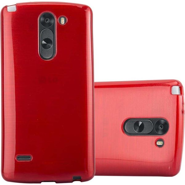 Cadorabo Custodia Per Lg G3 Stylus Custodia Protettiva In Silicone Tpu Rosso Custodia Protettiva Cover-image
