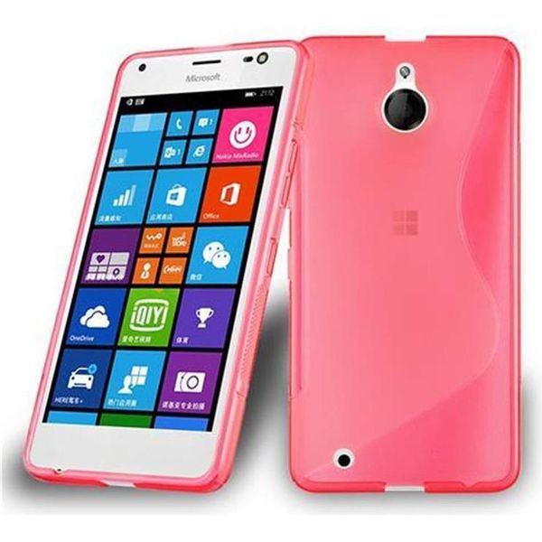 Cadorabo Custodia Protettiva Per Nokia Lumia 850 Cover In Rosso Custodia Per Cellulare Tpu Custodia In Silicone-image