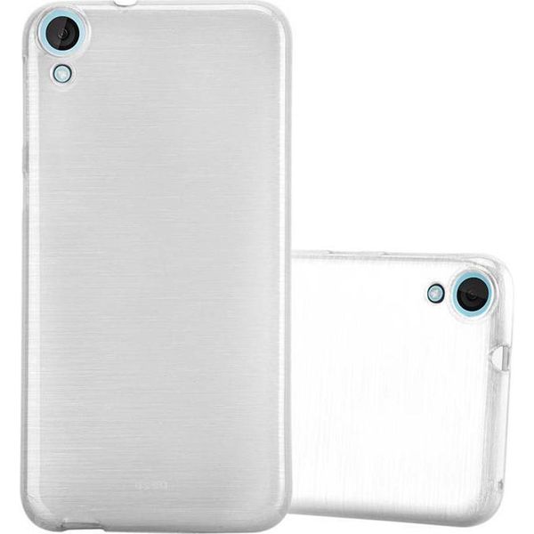 Custodia Cadorabo Per Htc Desire 820 Cover Protettiva In Argento Custodia Protettiva In Silicone Tpu Cover-image