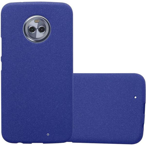 Cadorabo Custodia Protettiva Per Motorola Moto X4 In Blu Custodia Per Telefono Cellulare Tpu Etui Cover Case-image