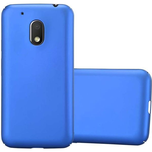 Cadorabo Custodia Per Motorola Moto G4 Play Custodia Protettiva In Blu Custodia Rigida Custodia Per Telefono Cellulare-image