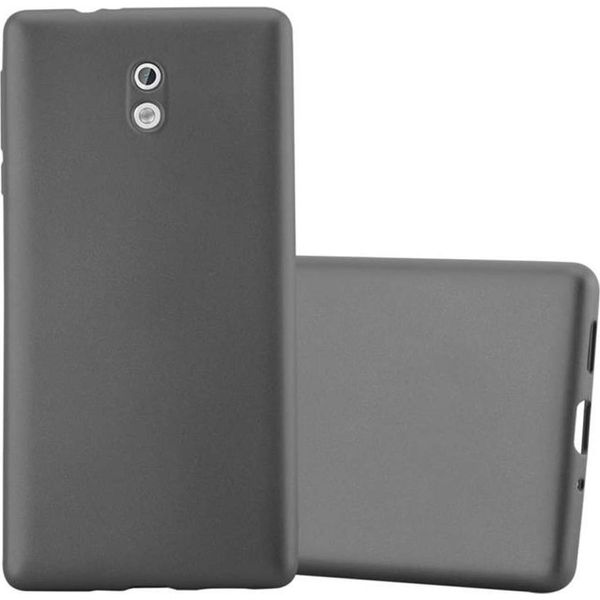Cadorabo Custodia Protettiva Per Nokia 3 2017 Cover In Grigio Custodia Del Telefono Cellulare Tpu Custodia In Silicone Custodia Cover-image
