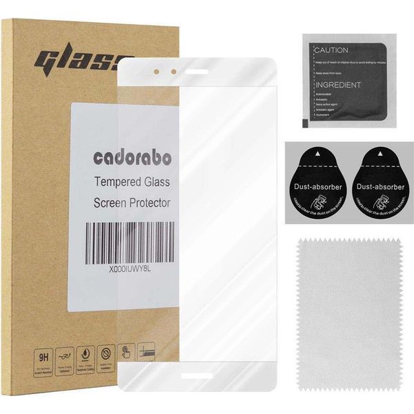 Cadorabo Pellicola Blindata Per Huawei P9 Plus Pellicola Protettiva In Bianco A Schermo Intero Vetro Temperato Di Protezione Del Display-image
