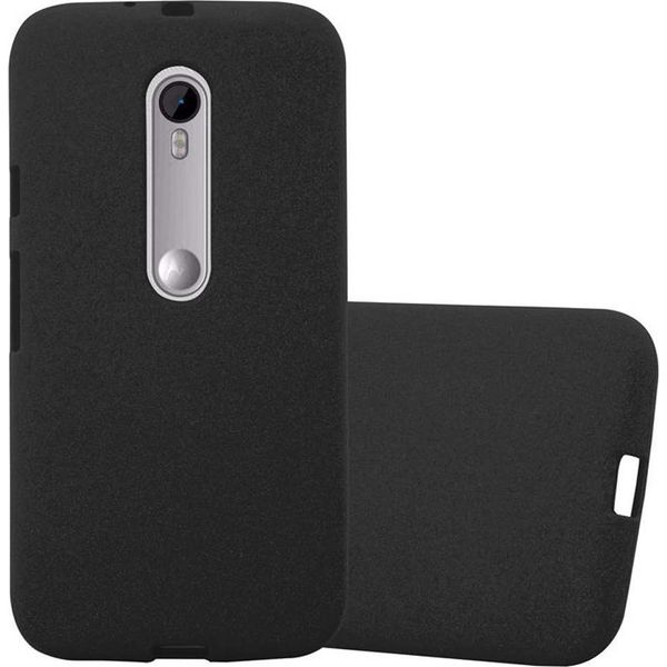 Cadorabo Copertura Protettiva Per Motorola Moto G3 Custodia In Nero Telefono Cellulare Tpu Etui Cover Case-image