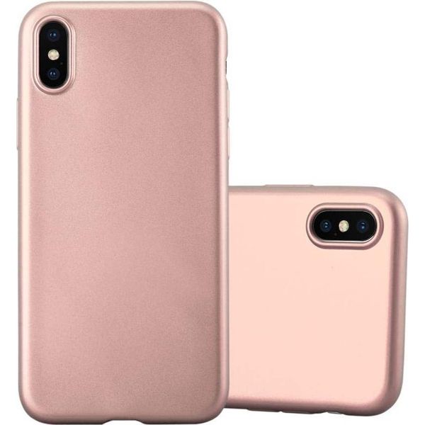 Cadorabo Custodia Protettiva Per Apple Iphone X / Xs In Rosa Custodia Del Telefono Cellulare Custodia In Silicone Tpu Cover Case-image