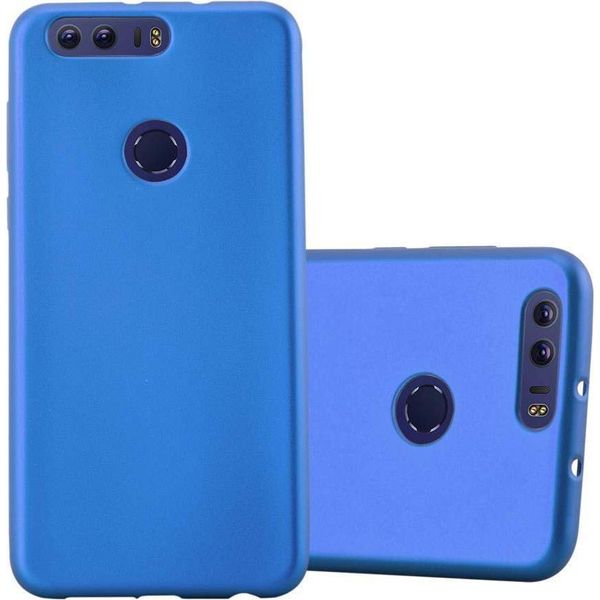 Cadorabo Custodia Protettiva Per Honor 8 / 8 Premium In Blu Custodia Del Telefono Cellulare Tpu Custodia In Silicone Cover Case-image