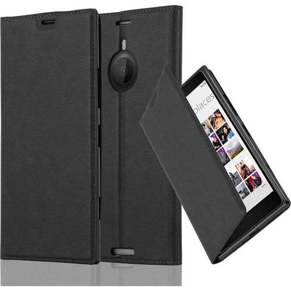 Cadorabo Cover Per Nokia Lumia 1520 Cover Protettiva In Nero Custodia Per Cellulare Cover Chiusura Magnetica-image