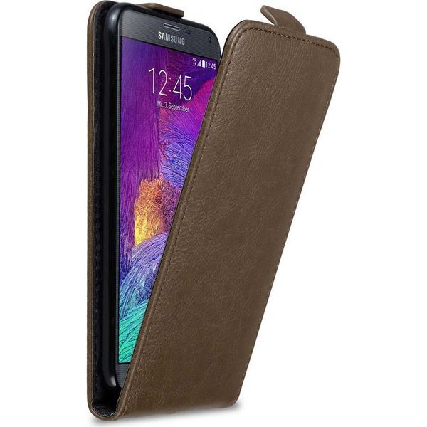 Cadorabo Cover Per Samsung Galaxy Note 4 Cover Protettiva In Marrone Flip Case Custodia Per Telefono Cellulare Cover-image