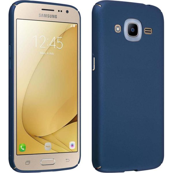 Cadorabo Cover Per Samsung Galaxy J2 2016 Cover Protettiva In Blu Custodia Rigida Per Telefono Cellulare Cover Case-image