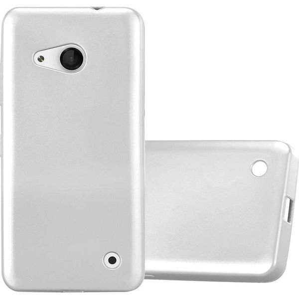 Cadorabo Cover Protettiva Per Nokia Lumia 550 In Argento Custodia Del Telefono Cellulare Tpu Custodia In Silicone Custodia Cover-image
