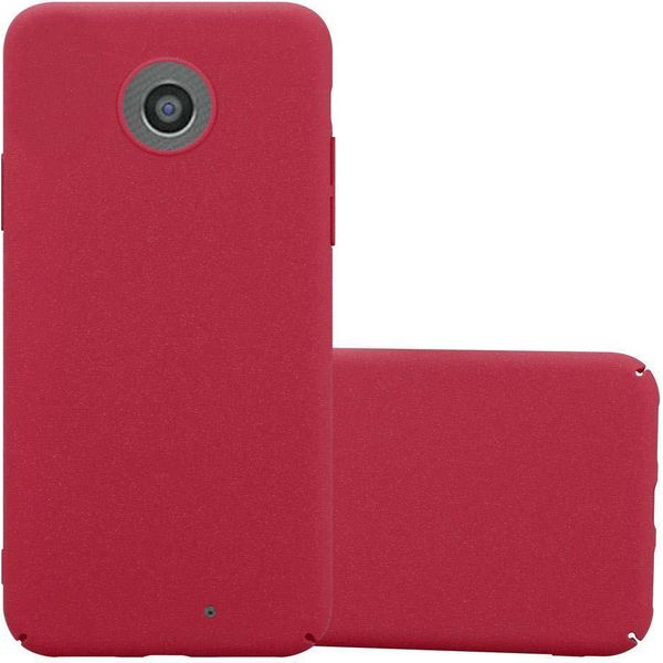 Cadorabo Custodia Protettiva Per Motorola Moto G2 Custodia In Rosso Custodia Rigida Custodia Per Cellulare Cover-image