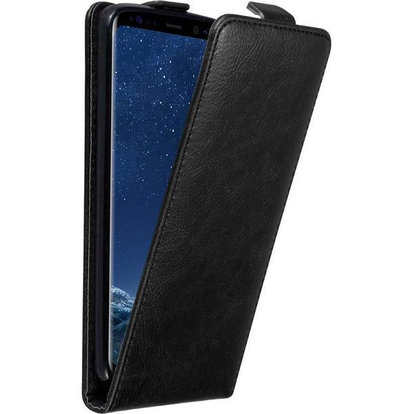 Cadorabo Cover Per Samsung Galaxy S8 Cover Protettiva In Nero Flip Case Custodia Del Telefono Cellulare Cover-image