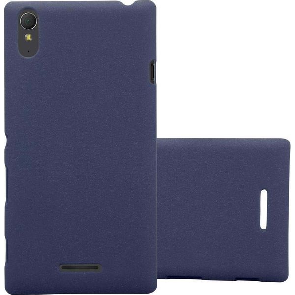 Cadorabo Custodia Protettiva Per Sony Xperia T3 In Blu Custodia Rigida Per Telefono Cellulare Cover-image