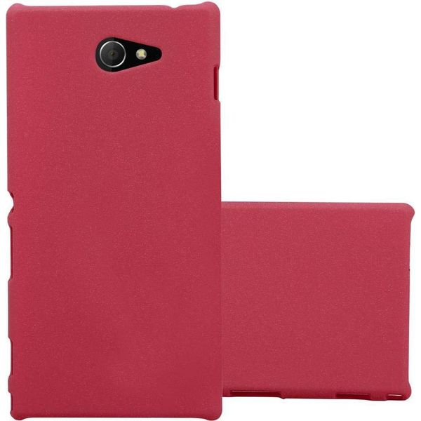 Cadorabo Custodia Protettiva Per Sony Xperia M2 / M2 Aqua Custodia In Rosso Custodia Rigida Custodia Per Cellulare Cover-image