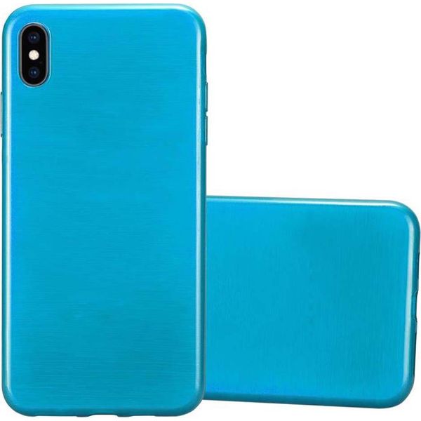 Cadorabo Custodia Per Apple Iphone Xs Max Custodia Protettiva In Turchese Protettiva Tpu Silicone Custodia Cover-image