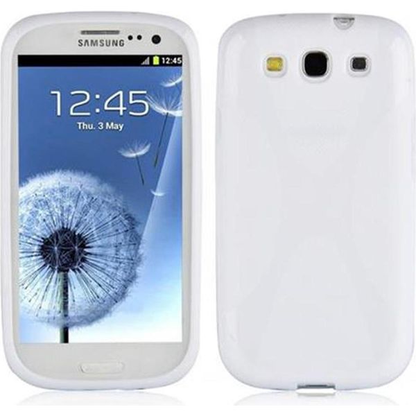 Cadorabo Custodia Per Telefono Cellulare Per Samsung Galaxy S3 / S3 Neo In Bianco Cover Tpu Silicone Back Cover Custodia-image