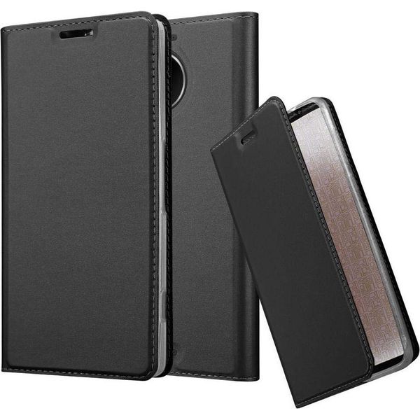 Cadorabo Custodia Per Cellulare Per Nokia Lumia 950 Xl Custodia Protettiva In Nero Cover Etui Book Case Booklet-image