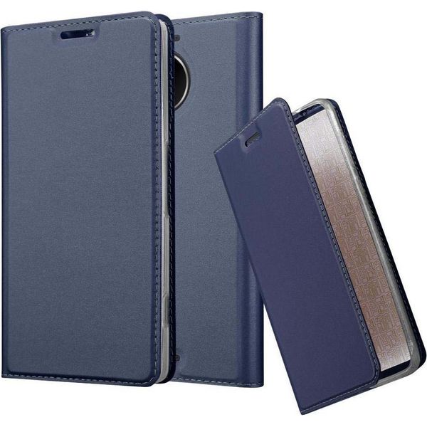 Cadorabo Custodia Per Cellulare Per Nokia Lumia 950 Xl Custodia Protettiva In Blu Cover Etui Book Case Booklet-image