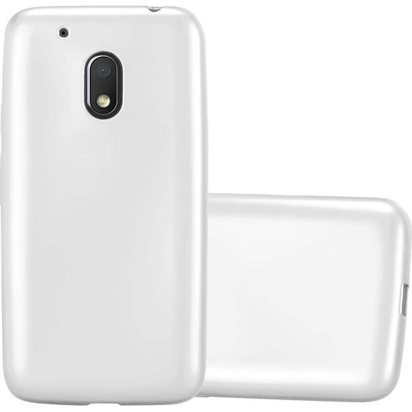 Cadorabo Custodia Protettiva Per Motorola Moto G4 Play In Argento Custodia Del Telefono Cellulare Custodia In Silicone Tpu Cover Case-image