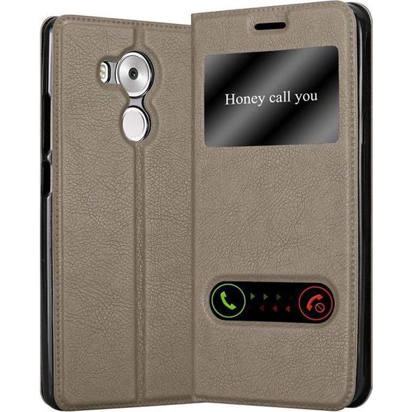 Cadorabo Custodia Protettiva Per Huawei Mate 8 Cover In Marrone Custodia Del Telefono Cellulare Custodia A Libro Cover Etui-image